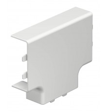 Крышка T-образной секции кабельного канала WDK 20x50 мм (ПВХ,белый) (WDK HT20050RW)  6154166  OBO Bettermann