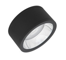 Светильник светодиодный ДПО-45Вт  3000K  IP65 CRI80  угол 60° d=250мм черн  DOWNLIGHT SURFACE IP65 DN 250 P 45W 830 60D BK  4058075769359  LEDVANCE