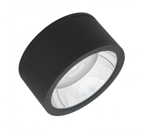 Светильник светодиодный ДПО-45Вт  3000K  IP65 CRI80  угол 60° d=250мм черн  DOWNLIGHT SURFACE IP65 DN 250 P 45W 830 60D BK  4058075769359  LEDVANCE