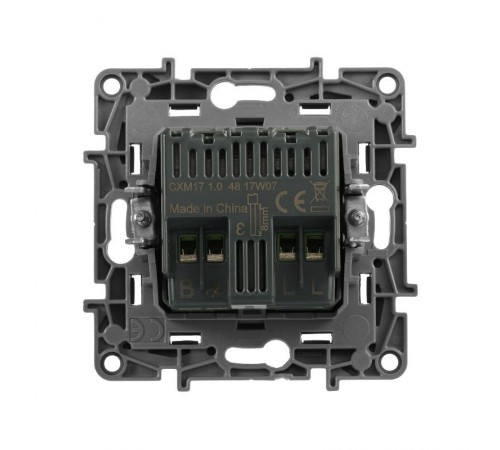 Etika Антрацит Светорегулятор поворотный, 300Вт, без нейтрали  672619  Legrand