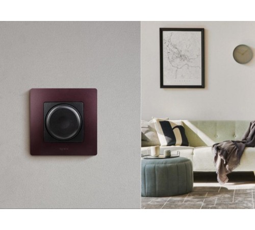 Etika Антрацит Светорегулятор поворотный, 300Вт, без нейтрали  672619  Legrand