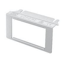 Суппорт для UDHOME-ONE для 2 розеток Modul45 (45х90 мм) нержавеющая сталь  7368485  OBO Bettermann