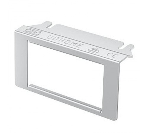 Суппорт для UDHOME-ONE для 2 розеток Modul45 (45х90 мм) нержавеющая сталь  7368485  OBO Bettermann
