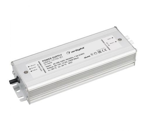 Блок питания ARPV-12150-B1 (12V, 12,5A, 150W)  028787  Arlight