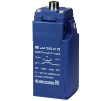 ВП 24-2110П-65 У2, толкатель, 1з+1р, безинерционный, 20 мм, без сальника, 3А, IP65, выключатель путевой (ЭТ)  ET004681  Электротехник