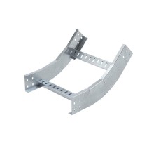 Угол вертикальный внутренний 45 градусов, 100х200 R300, лонжерон 1,5 мм, цинк-ламельный, в компл. с креп. эл. и соед. пластинами,  LIH0132KZL  DKC