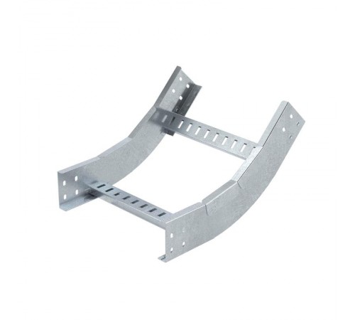 Угол вертикальный внутренний 45 градусов, 100х200 R300, лонжерон 1,5 мм, цинк-ламельный, в компл. с креп. эл. и соед. пластинами,  LIH0132KZL  DKC