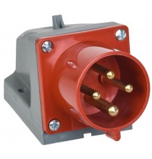 Вилка 524 стац.3Р+РЕ 32А 380В IP44  PSR52-032-4  IEK