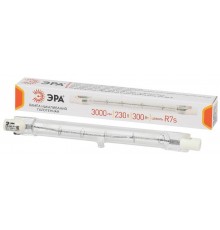 Лампа галогенная линейная  J118-300W-R7s-230V (галоген, J118, 300Вт, нейтр, R7s) (10/500/18000)  Б0048494  ЭРА