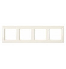 Рамка 4-поста; Eco Profi; термопласт; слоновая кость  EP484  Jung