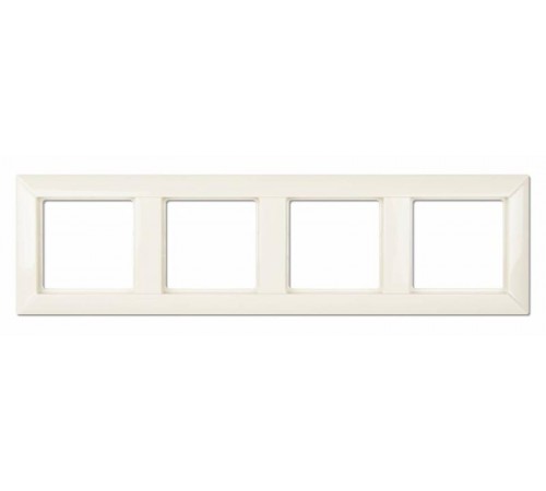 Рамка 4-поста; Eco Profi; термопласт; слоновая кость  EP484  Jung