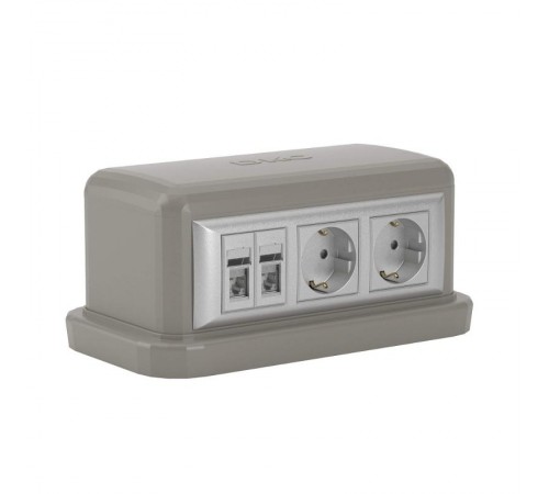 Напольная башенка BUS, 12 модулей, серая  09070  DKC