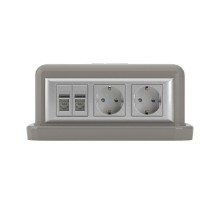 Напольная башенка BUS, 12 модулей, серая  09070  DKC