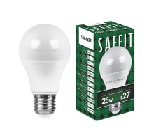 Лампа светодиодная SBA6525 25W 2700K 230V E27 A65  55087  SAFFIT