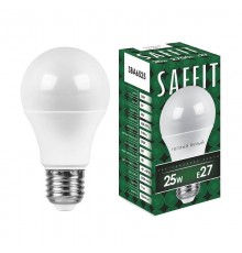 Лампа светодиодная SBA6525 25W 2700K 230V E27 A65  55087  SAFFIT
