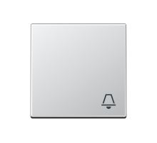 Клавиша с символом "звонок"; алюминий  A590KAL  Jung