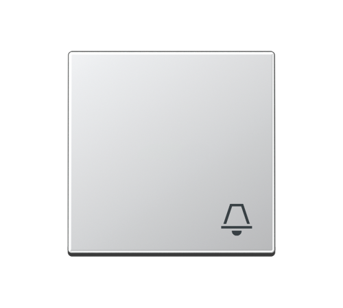 Клавиша с символом "звонок"; алюминий  A590KAL  Jung