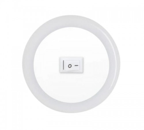 Ночник светодиодный NLE 04-LW-S белый с выключателем 230В  4690612028804  IN HOME
