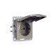 BRITE Розетка с заземлением со шторками с кр. 16А IP44 РСбш10-3-44-БрШ шампань  BR-R16-16-44-K37  IEK