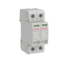 Устройство защиты от импульcных перенапряжений (УЗИП) YON max тип 2 2п Imax 40kA со сменным модулем Un 440V  SPD-T2-2N40P440  DKC