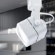 Светильник трековый под лампу TR10-GU10 WH MR16 белый  Б0044261  ЭРА