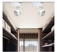 Светильник трековый под лампу TR10-GU10 WH MR16 белый  Б0044261  ЭРА