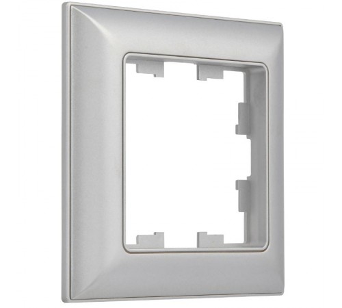 BRITE Рамка 1-ая РУ-1-Бр алюминий/алюминий  BR-M12-12-K47  IEK