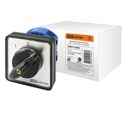 Кулачковый переключатель КПУ11-25/0102   SQ0715-0067  TDM