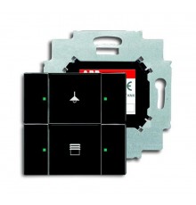 6126/01-885-500 Сенсор 2-кл. с коплером в комплекте, черный бархат  6116-0-0205  2CKA006116A0205  ABB