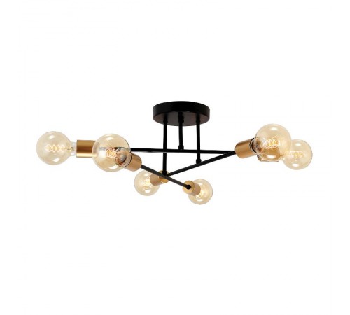 Люстра Kerstin 5078-306 6 х Е27 40 Вт лофт - кантри  Б0052464  Rivoli