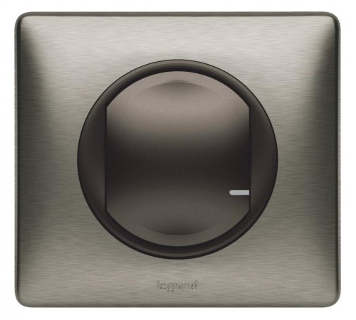 Выключатель Умный проводной Celiane с опцией светорег. 5-300Вт 230В рамка вольфрам; графит Netatmo  064891  Legrand