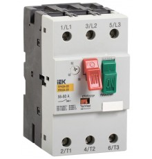 Пускатель ручной кнопочный ПРК64-25 In=25A Ir=16-25A Ue 660В  DMS22-25  IEK