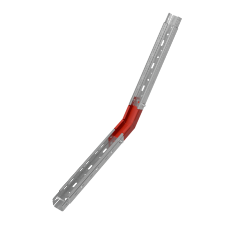 Угол внутр. верт. 45 гр. 50х50 мм "ПЛЮС" HD  NLplus45-50-50 HD   КМ-профиль