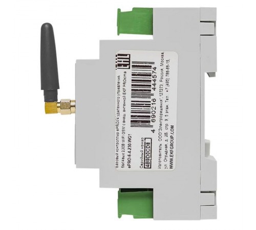 Контроллер базовый ePRO 24 удаленного управления 6вх\4вых 230В WiFi GSM с внешней антенной PROxima  ePRO-6-4-230-WG1  EKF