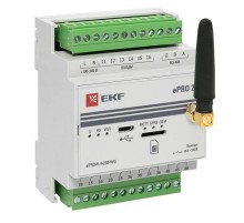 Контроллер базовый ePRO 24 удаленного управления 6вх\4вых 230В WiFi GSM с внешней антенной PROxima  ePRO-6-4-230-WG1  EKF