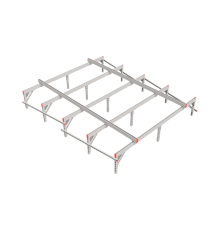 Опорная конструкция для установки оборудования TECHNORAPTOR 2500х3000 тип 3  KM-TR-SSEI-2500-3000-3  КМ - профиль