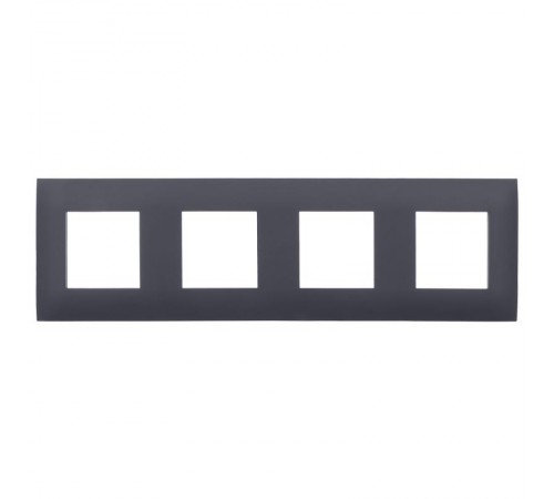 SKANDY Рамка 4-местная SK-F04G графит  SK-M42-K53  IEK