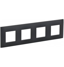 SKANDY Рамка 4-местная SK-F04G графит  SK-M42-K53  IEK