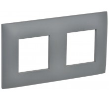 SKANDY Рамка 2-местная SK-F02Gr серый  SK-M22-K03  IEK