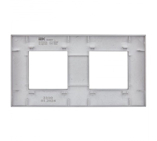 SKANDY Рамка 2-местная SK-F02Gr серый  SK-M22-K03  IEK