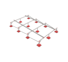 Опорная конструкция для установки оборудования TECHNORAPTOR LIGHTFOOT 2500х4000 HD  KM-TR-LTF-SSEI-2500-4000 HD  КМ - профиль