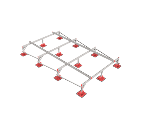 Опорная конструкция для установки оборудования TECHNORAPTOR LIGHTFOOT 2500х4000 HD  KM-TR-LTF-SSEI-2500-4000 HD  КМ - профиль