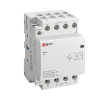 Контактор модульный КМ 63А 4NC (3 мод.) PROxima km-3-63-04  EKF