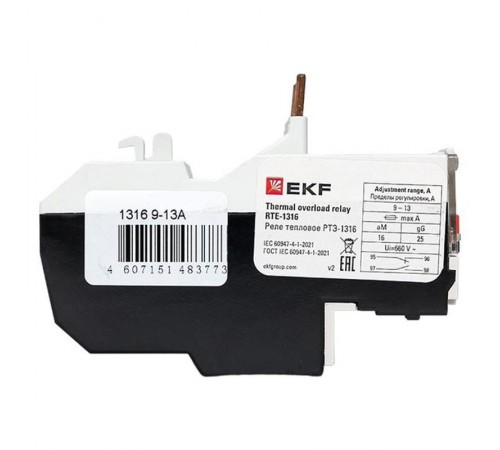 Реле тепловое РТЭ-1316 9-13А EKF PROxima  rel-1316-9-13  EKF