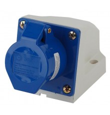 Розетка стационарная наружная 113 2Р+РЕ 16А 220В IP44  Б0032874  ЭРА