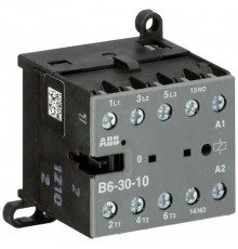 Миниконтактор B6-30-10 9A (400В AC3) катушка 230В АС  GJL1211001R8100  ABB