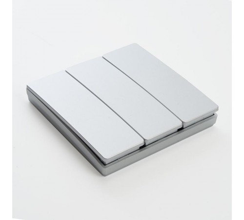 Выключатель дистанционного управления 230V 500W трехклавишный, TM83, серебро  41721  FERON