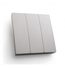 Выключатель дистанционного управления 230V 500W трехклавишный, TM83, серебро  41721  FERON