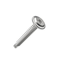 Саморез с прессшайбой сверло усиленный ГОСТ 4,2х25 (1000 шт/2000 шт уп/кор) Промрукав  PR17.00338  Промрукав