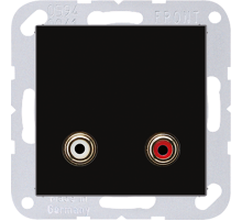 2x Cinch Audio (RCA) MAA1021SW Jung